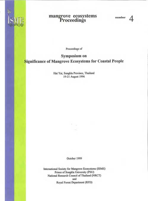 ISME Mangrove Ecosystems Proceedings No.4